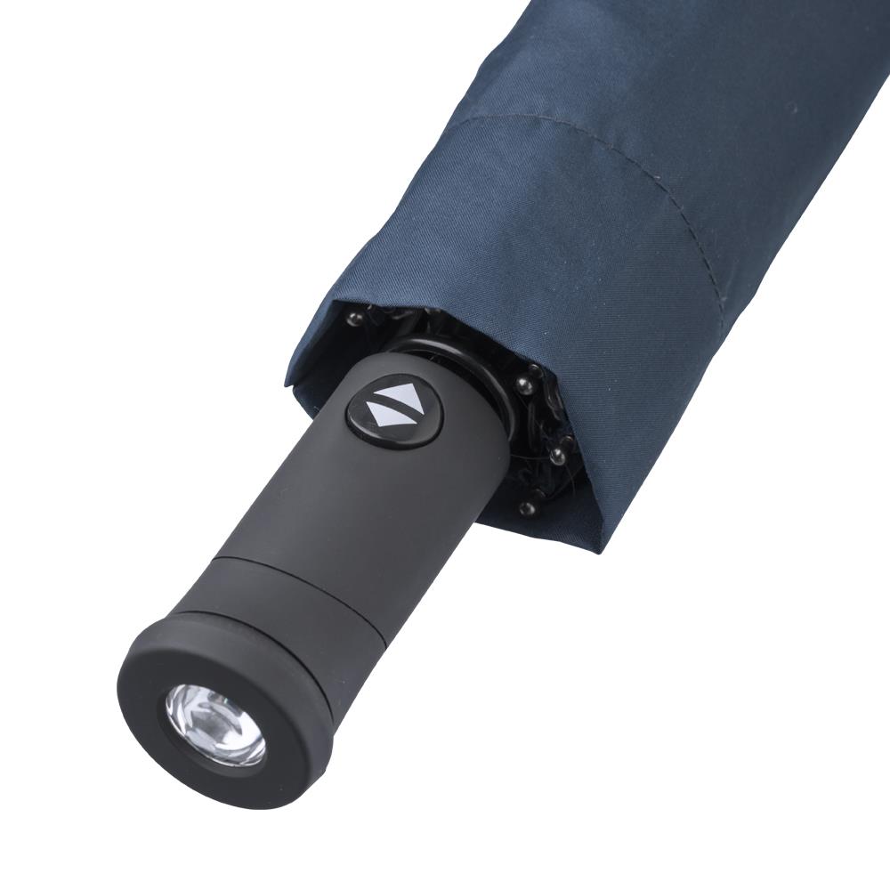 Doppelautomatik Mini Taschenschirm LED - Regenschirm AOC AC - OKTAGON®