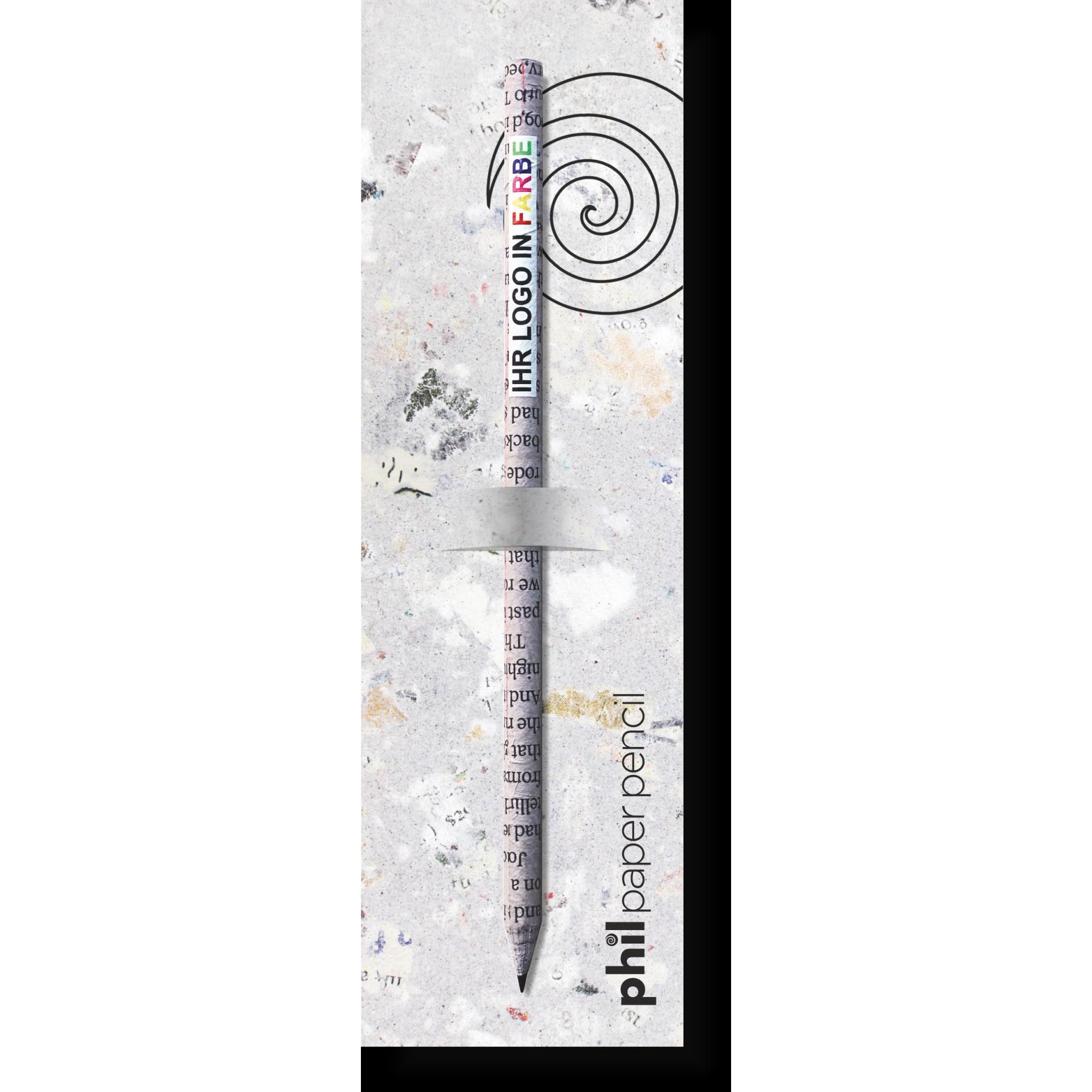 PHIL - Farbstift mit Ansteckkarte groß