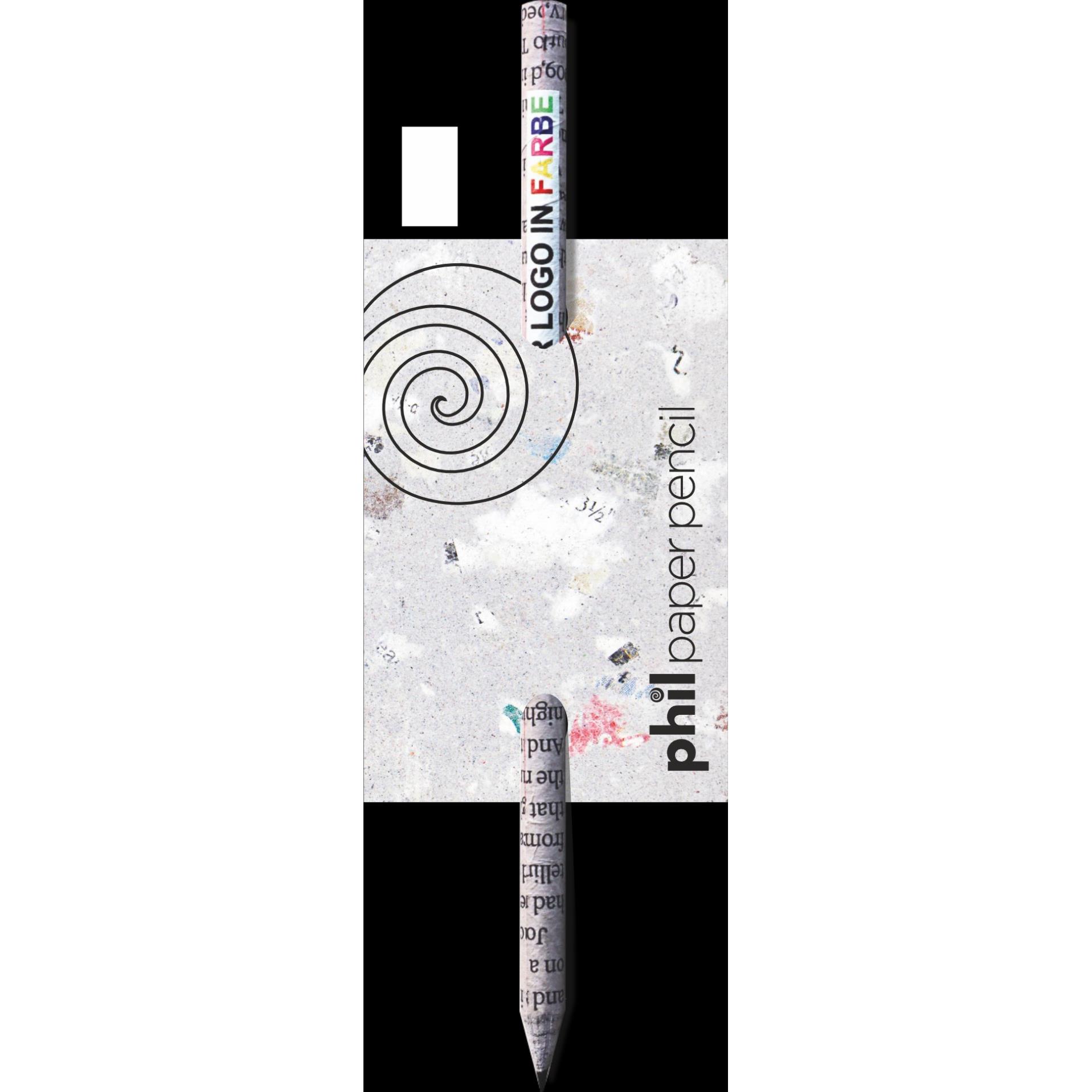 PHIL - Farbstift mit Ansteckkarte klein