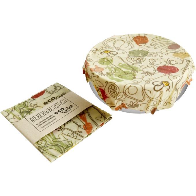 ecoBee - Bienenwachstuch M - Kundendesign mit Banderole im Kundendesign