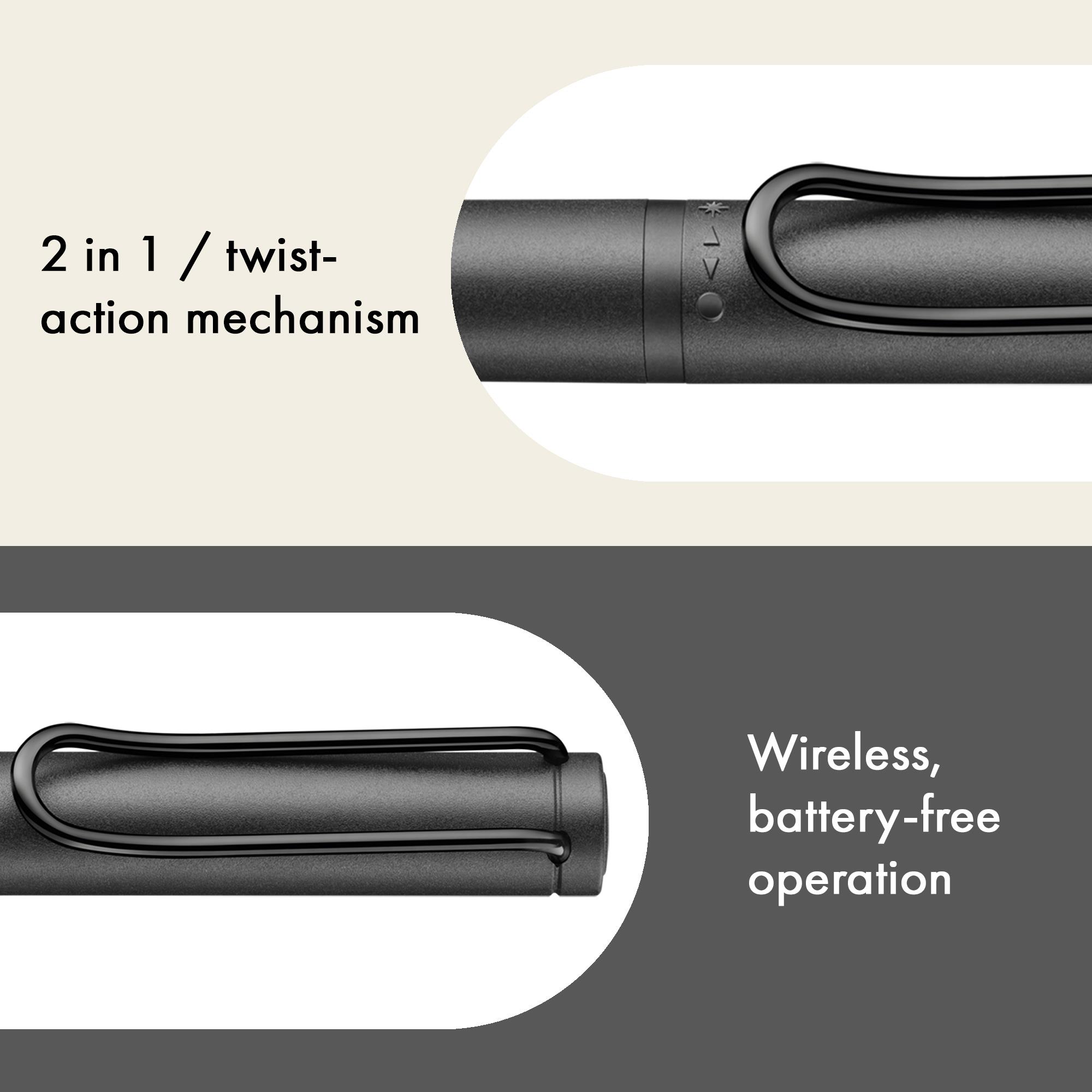 Digital Writing LAMY safari twin pen all black EMR