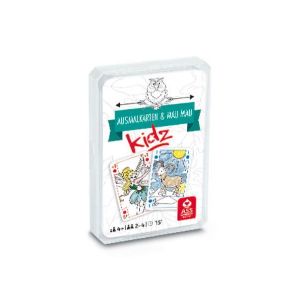 Ausmalkarten Kids, 33 Blatt, im Kunststoffetui