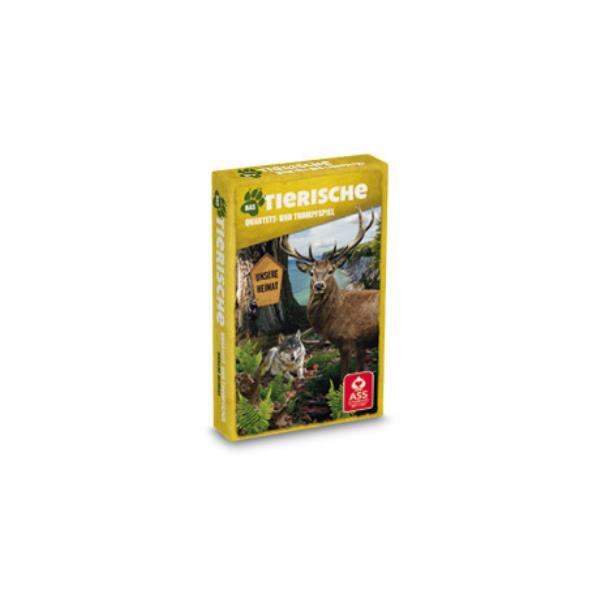 Quartett ´Tierspiele´ - Unsere Heimat, in Faltschachtel