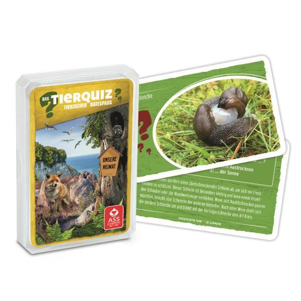 Quiz ´Tierspiele´ , im Kunststoffetui