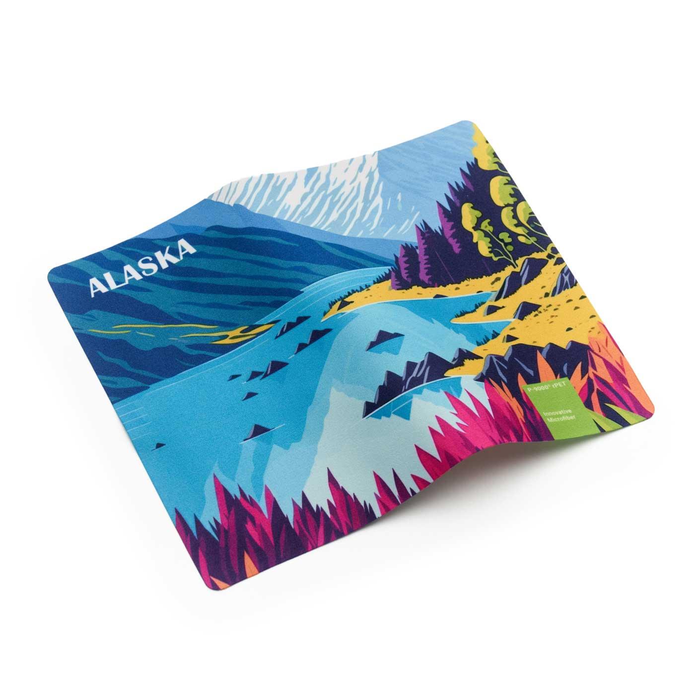 POLYCLEAN rPET Displaytuch 20x20 cm im Pergaminbeutel, All-Inclusive-Paket 