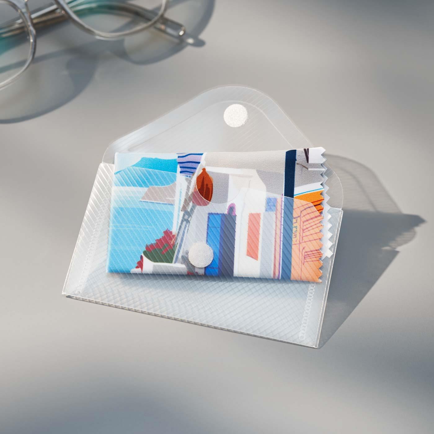 POLYCLEAN Brillenputztuch 18x18 cm im Etui, All-Inclusive-Paket