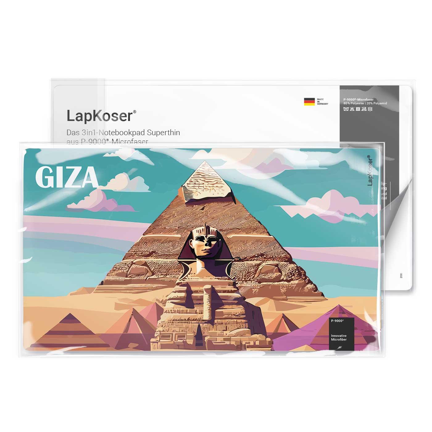 LapKoser® 3in1 Notebookpad 28x16 cm, All-Inclusive-Paket