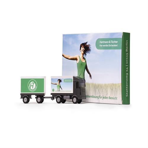Bausatz in Geschenkverpackung ´LKW mit Anhänger´