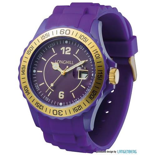 Kunststoffuhr LOGI GOLD