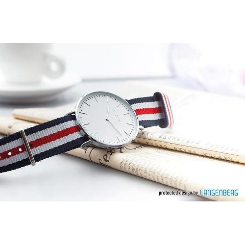 Metalluhr TEXSTYLE FLAT