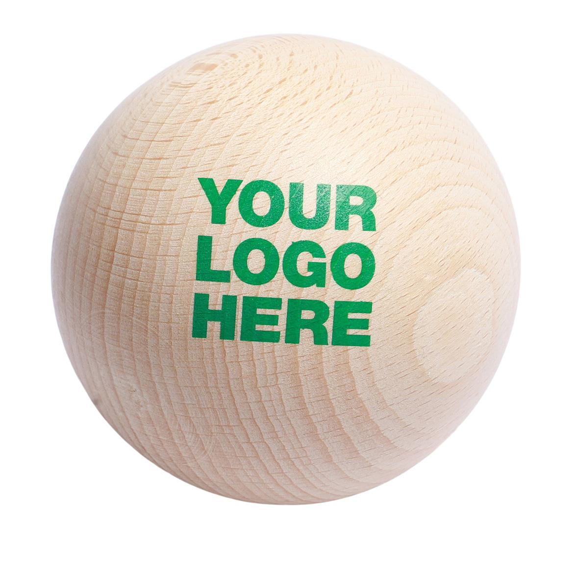 Massageball aus Holz, 8cm, ´Made in Europe´