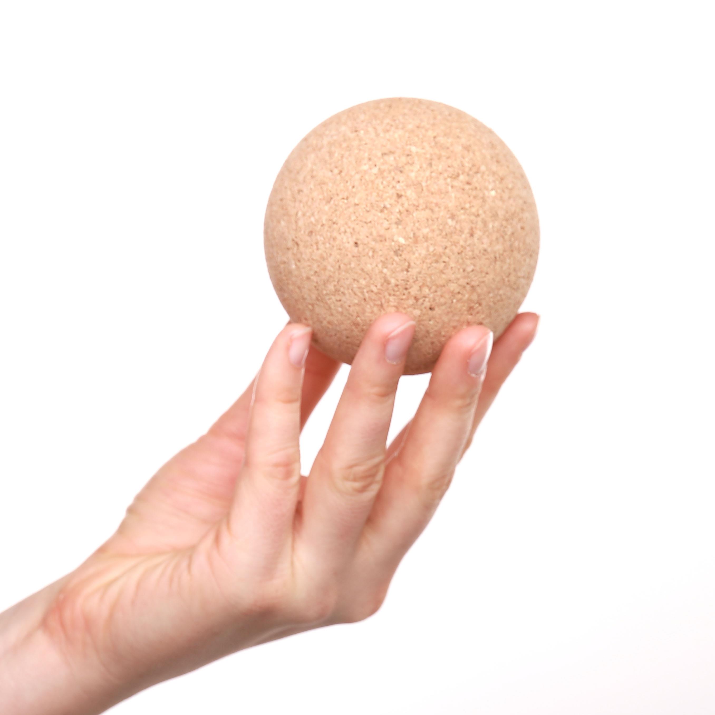Massageball / Faszienball aus Kork, 8cm, ´Made in Europe´