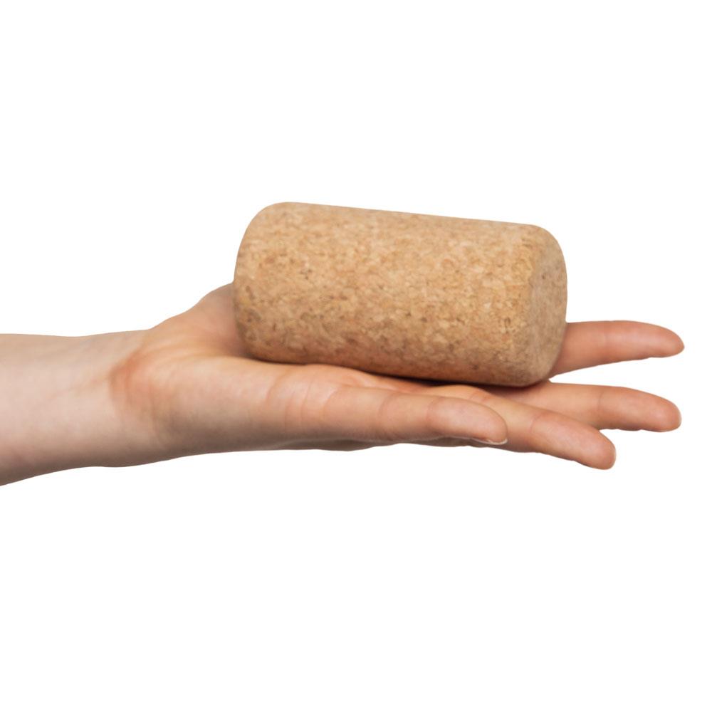 Faszienrolle aus Kork, 10x5cm, ´Made in Europe´