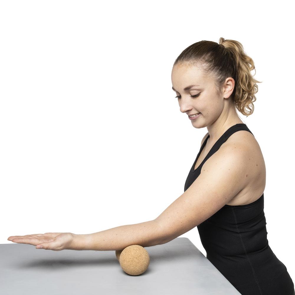 Massage-Peanut aus Kork, 20x10cm, ´Made in Europe´