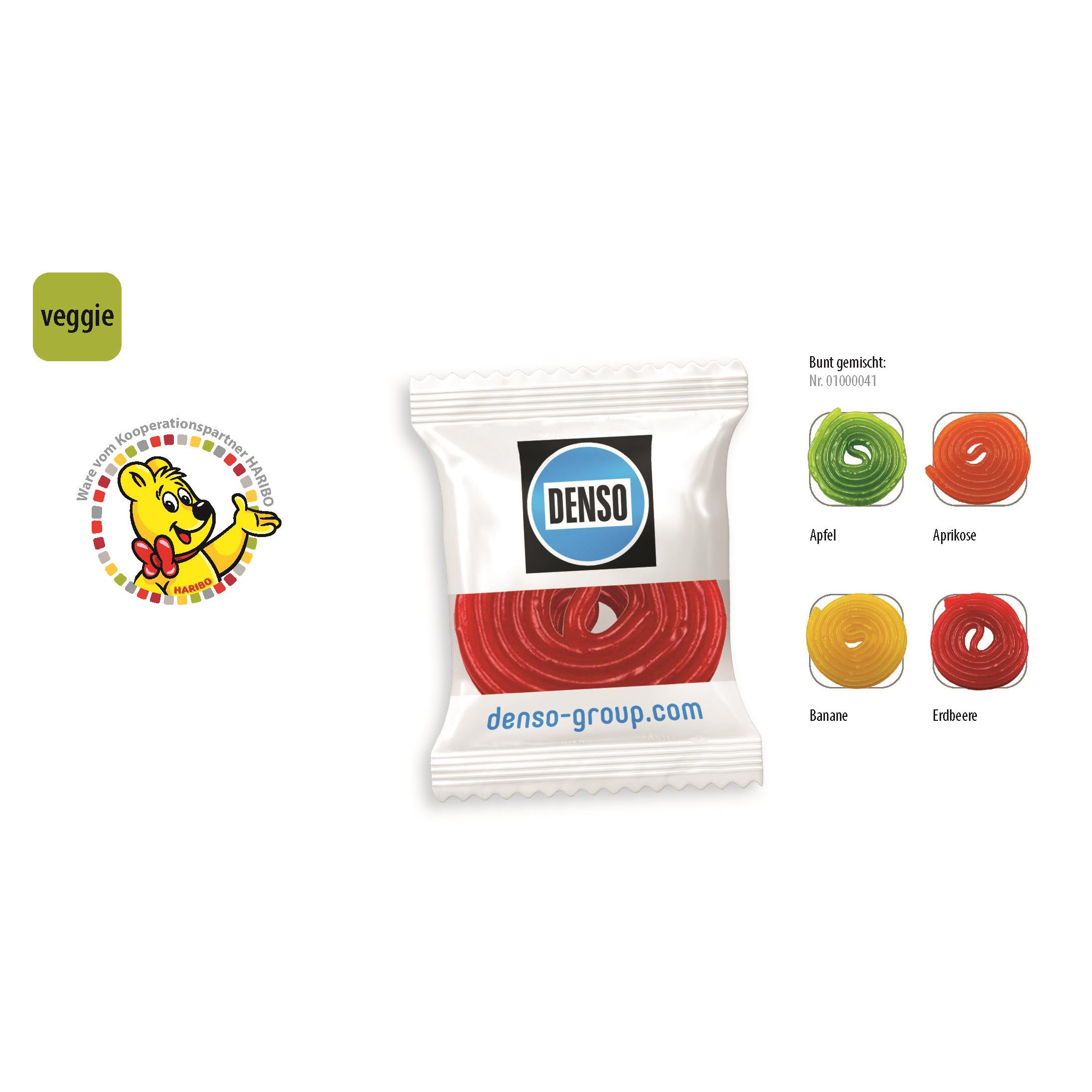 HARIBO Fruchtschnecke Werbetüte,   1 Stück, Inhalt: HARIBO Fruchtschnecke