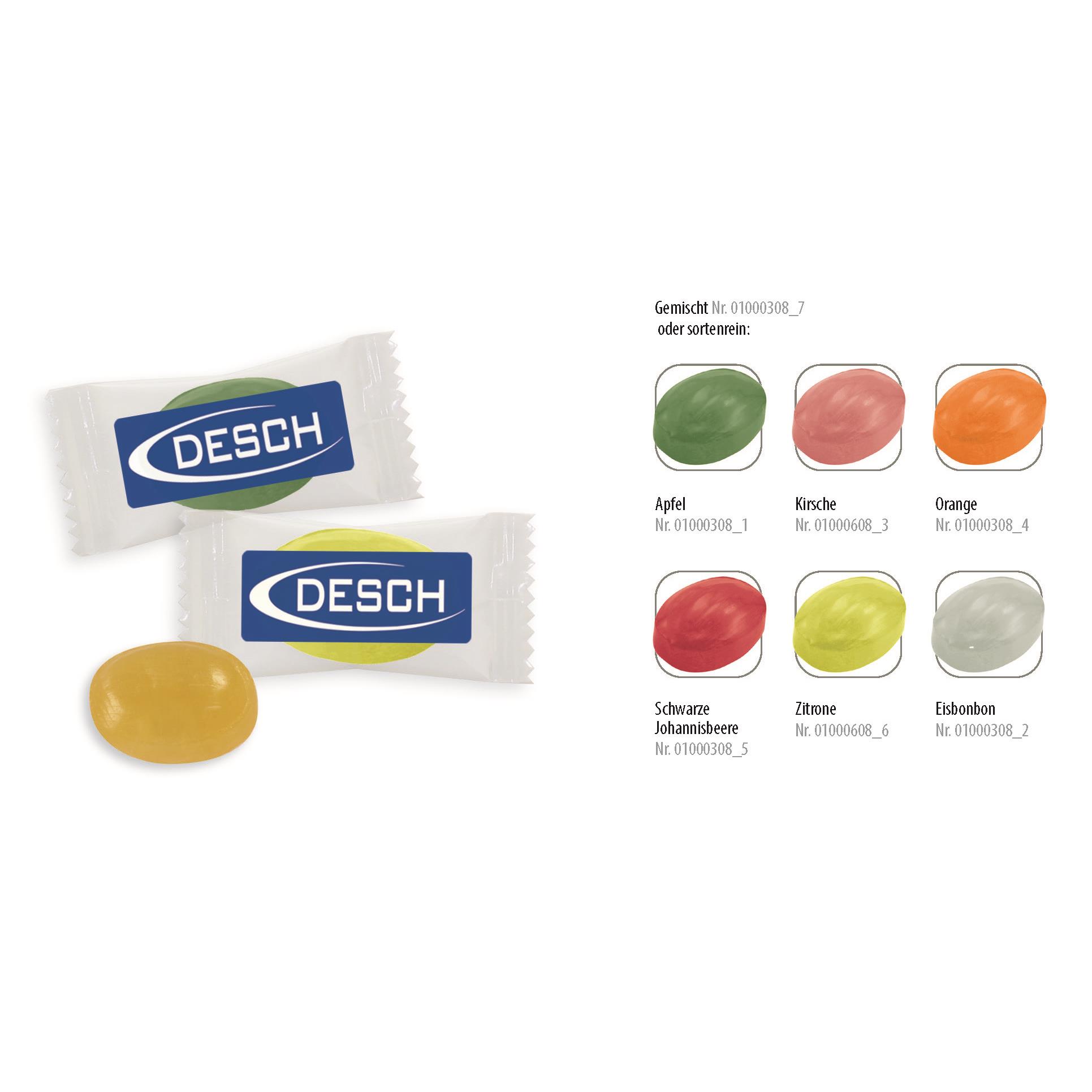 Bonbon Flowpack,   1 Stück, Inhalt: Bonbon Kirsche
