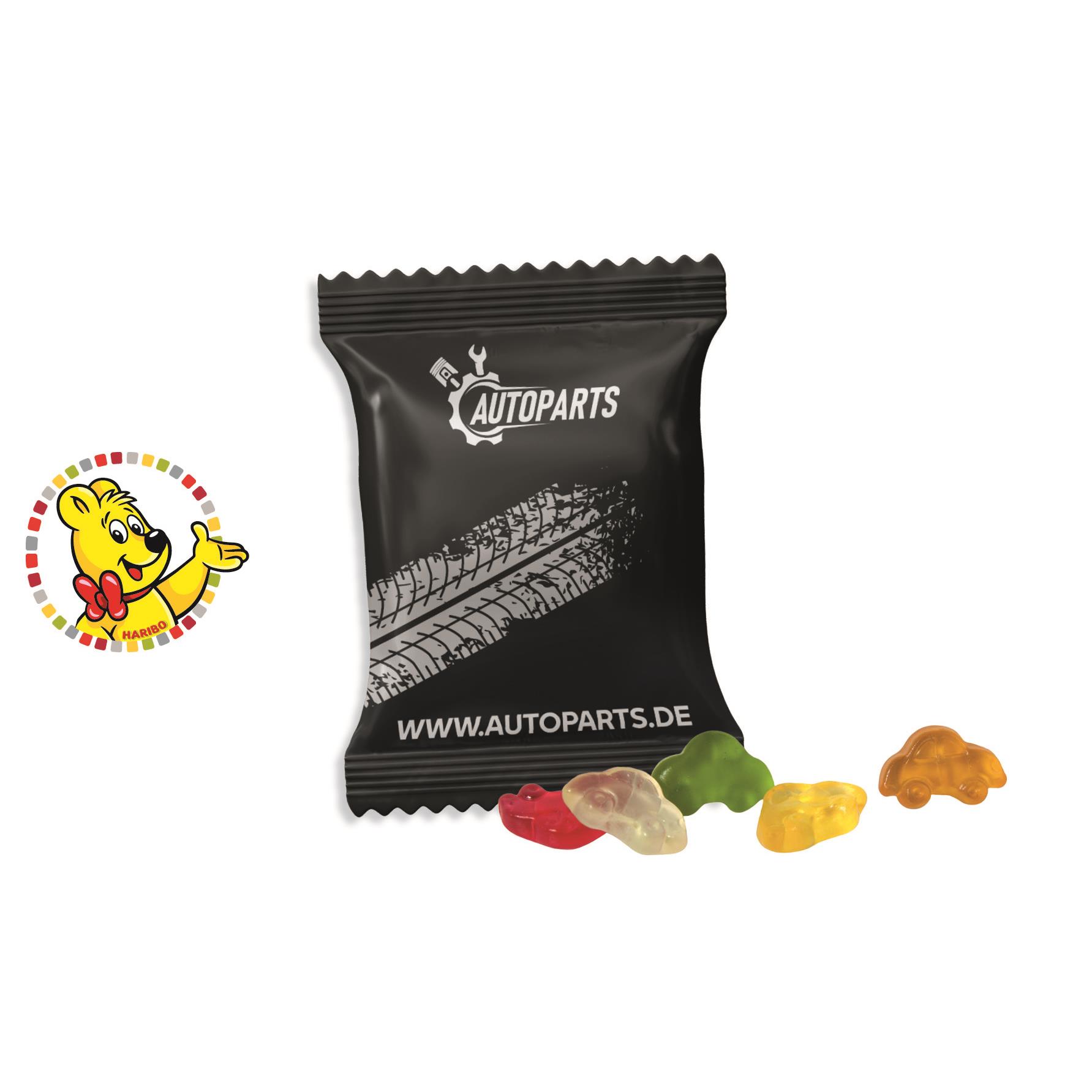HARIBO Standardformen Werbetüte,   6,5 g, Inhalt: HARIBO Autos