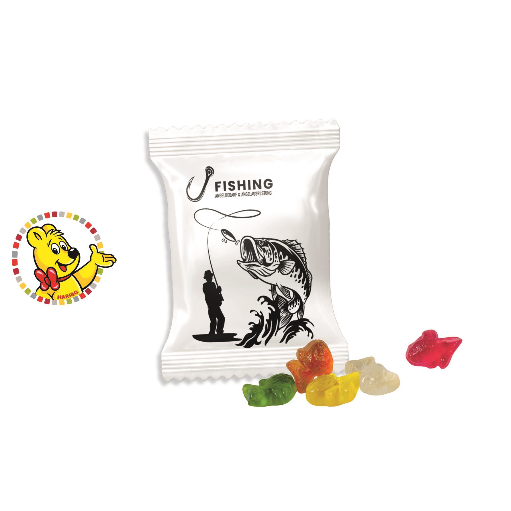 HARIBO Standardformen Werbetüte,   6,5 g, Inhalt: HARIBO Fische