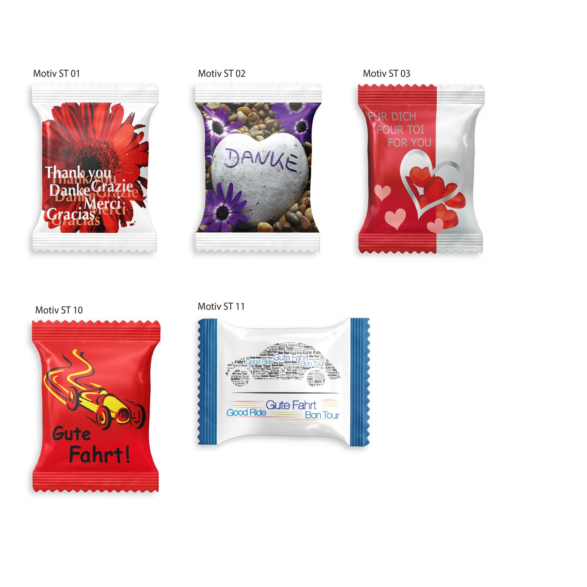 HARIBO Werbetüte Standardmotiv,   10 g, Inhalt: HARIBO Mini Mix