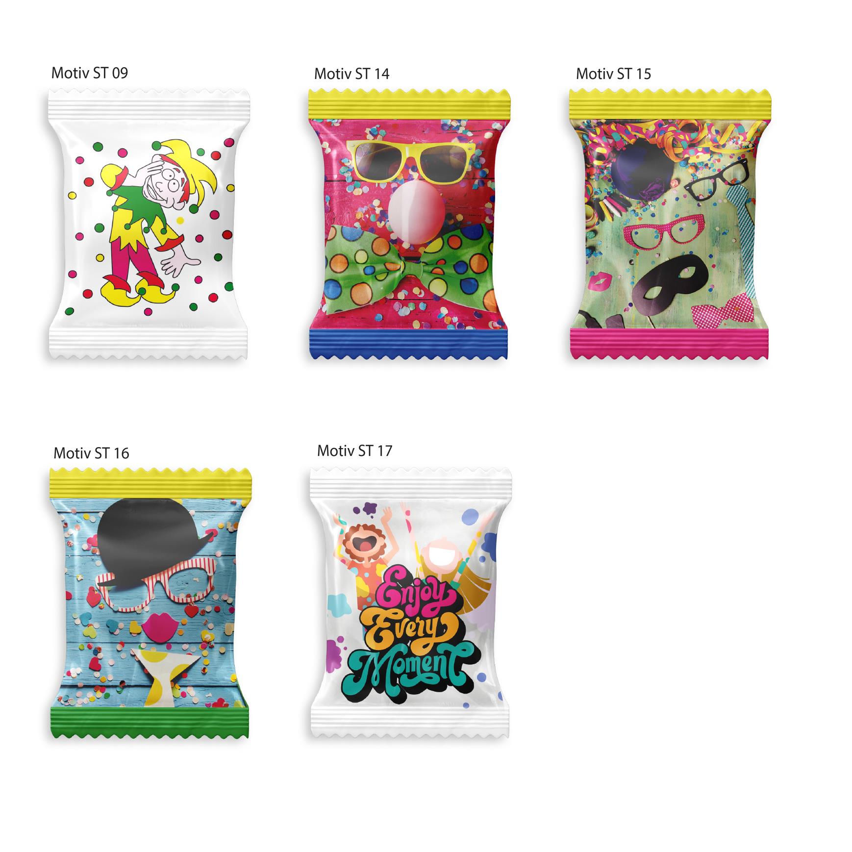 HARIBO Werbetüte Standardmotiv,   10 g, Inhalt: HARIBO Herzen bunt gemischt