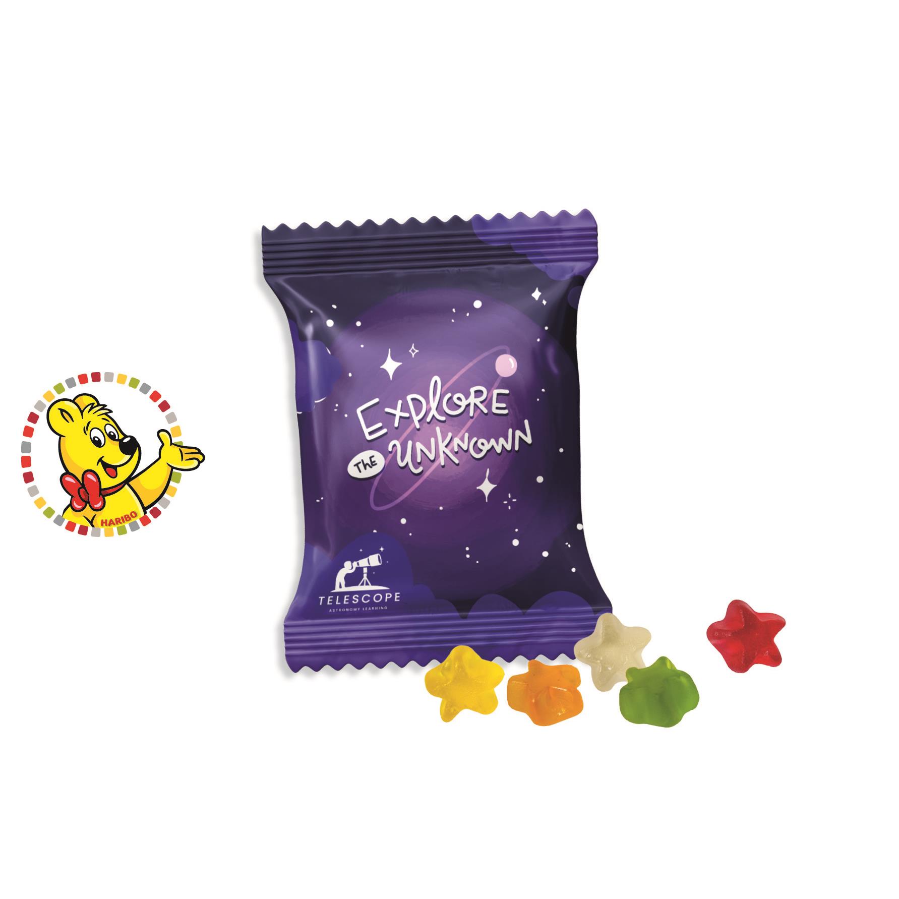 HARIBO Standardformen Werbetüte,   15 g, Inhalt: HARIBO Sterne