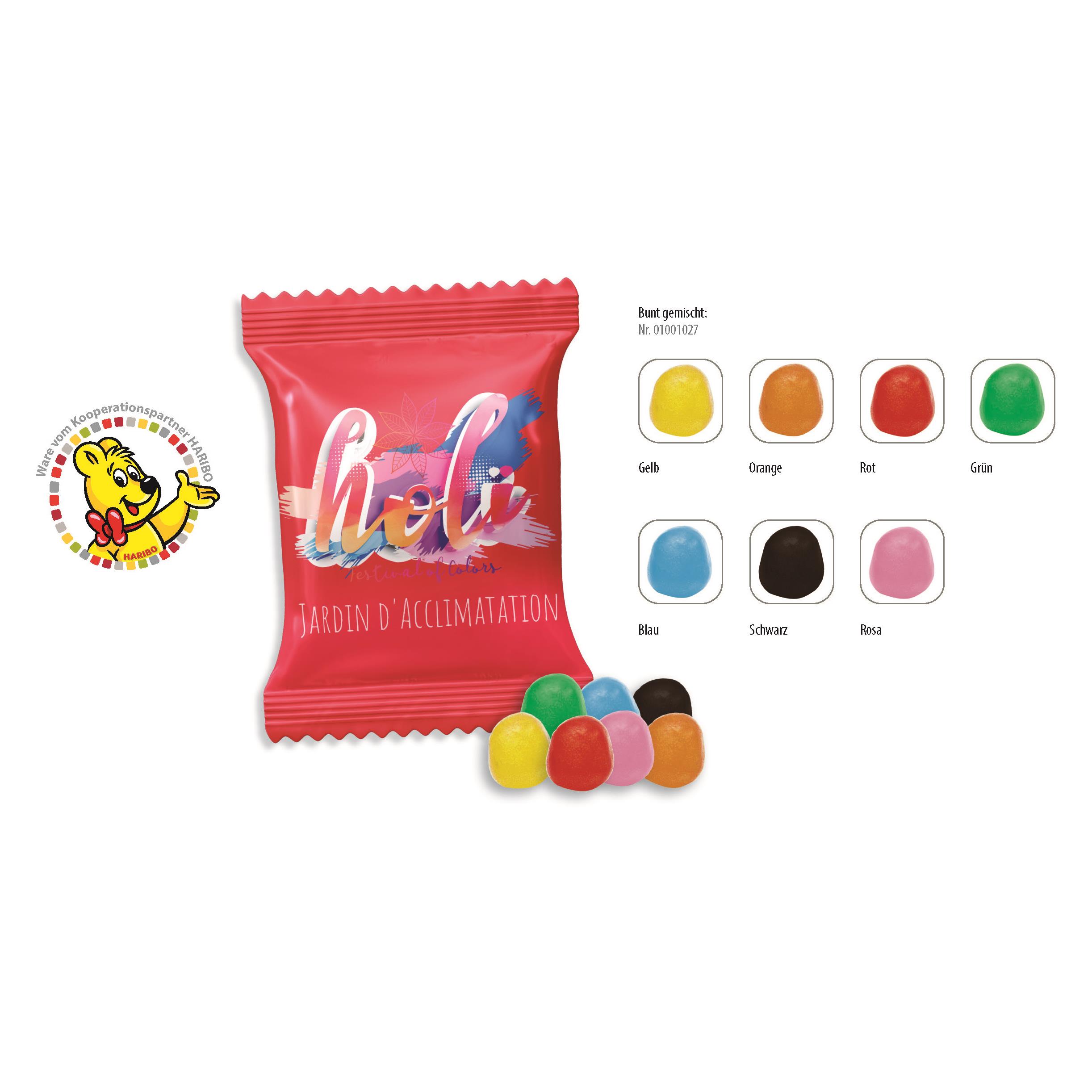HARIBO Dragibus Werbetüte,   10 g, Inhalt: HARIBO Dragibus Fruchtmix