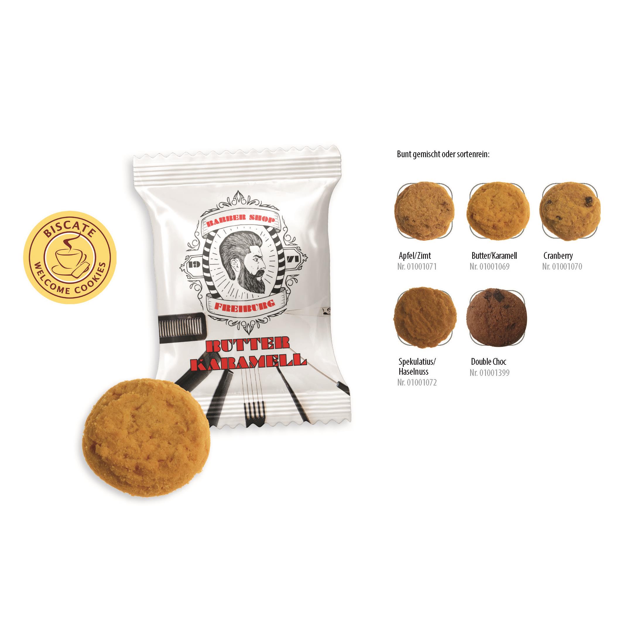 Coffee Cookies Flowpack,   1 Stück, Inhalt: Coffee Cookies Apfel, Zimt