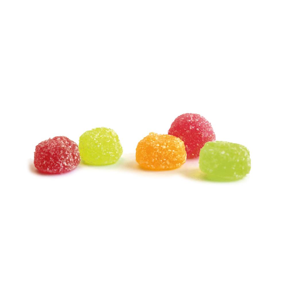 Saure Fruchtsaftberries vegan Werbetüte,   10 g, Inhalt: Saure Fruchtsaftberries
