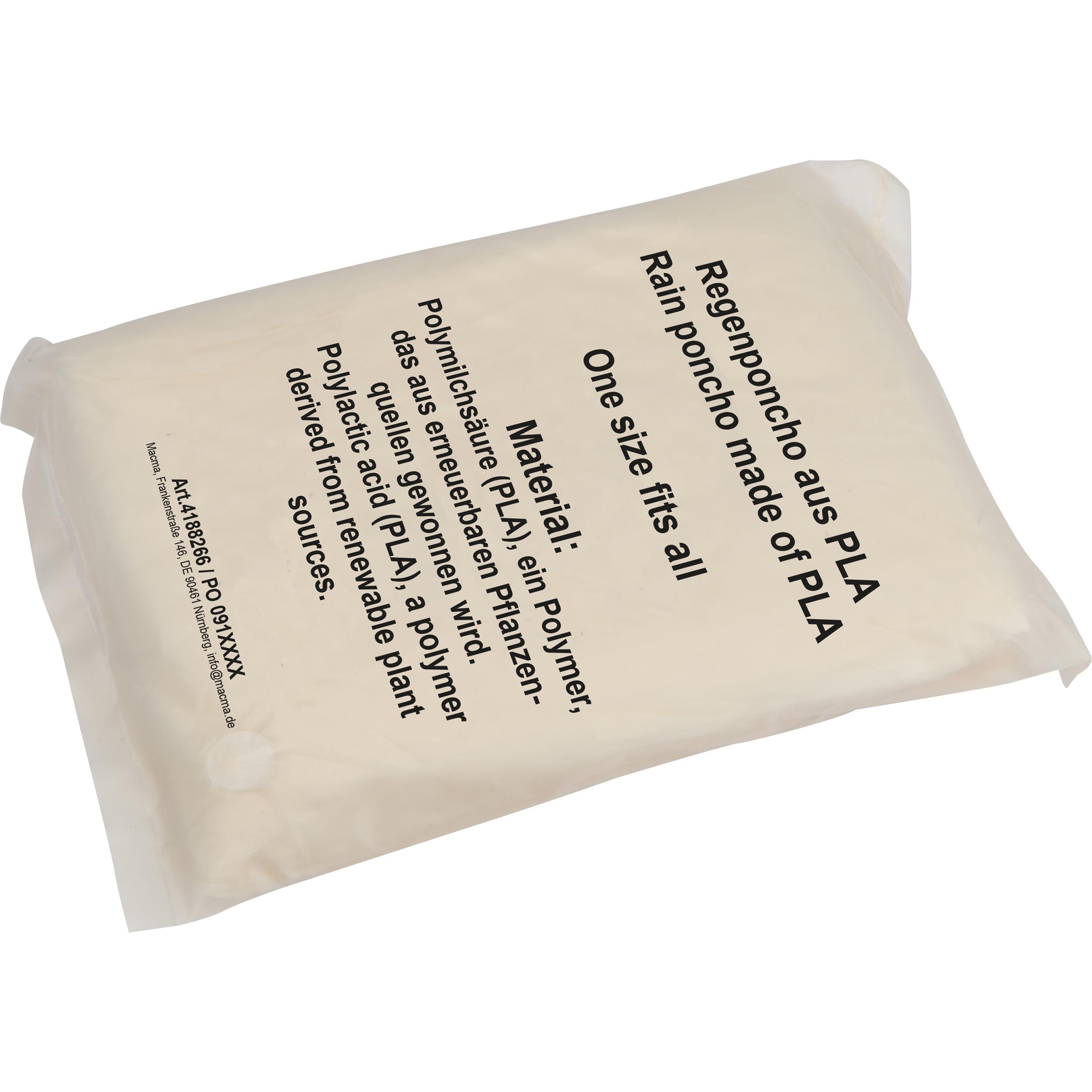Kompostierbarer Regenponcho Fleurus