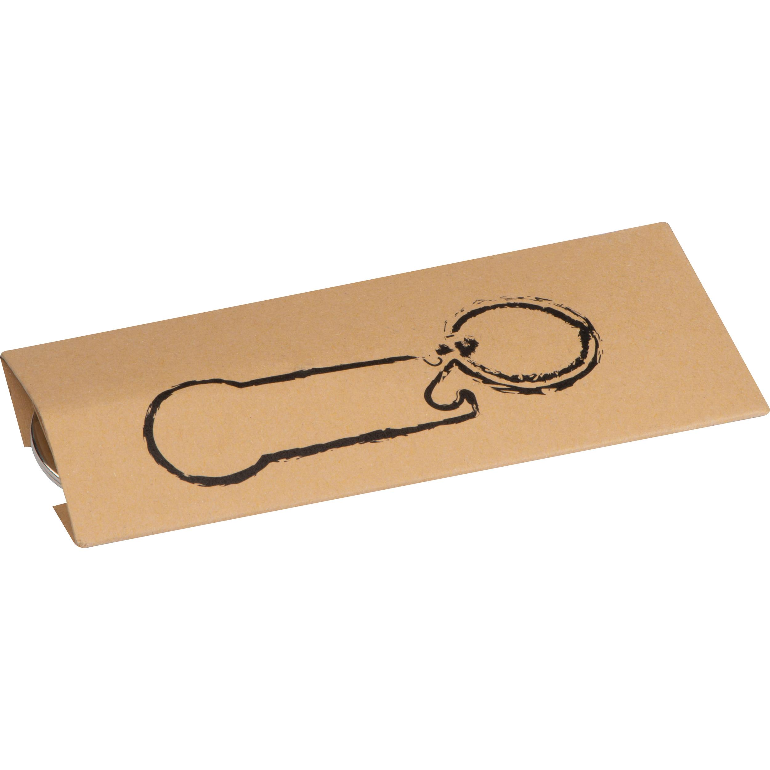 Schlüsselanhänger mit Einkaufschip Stickit