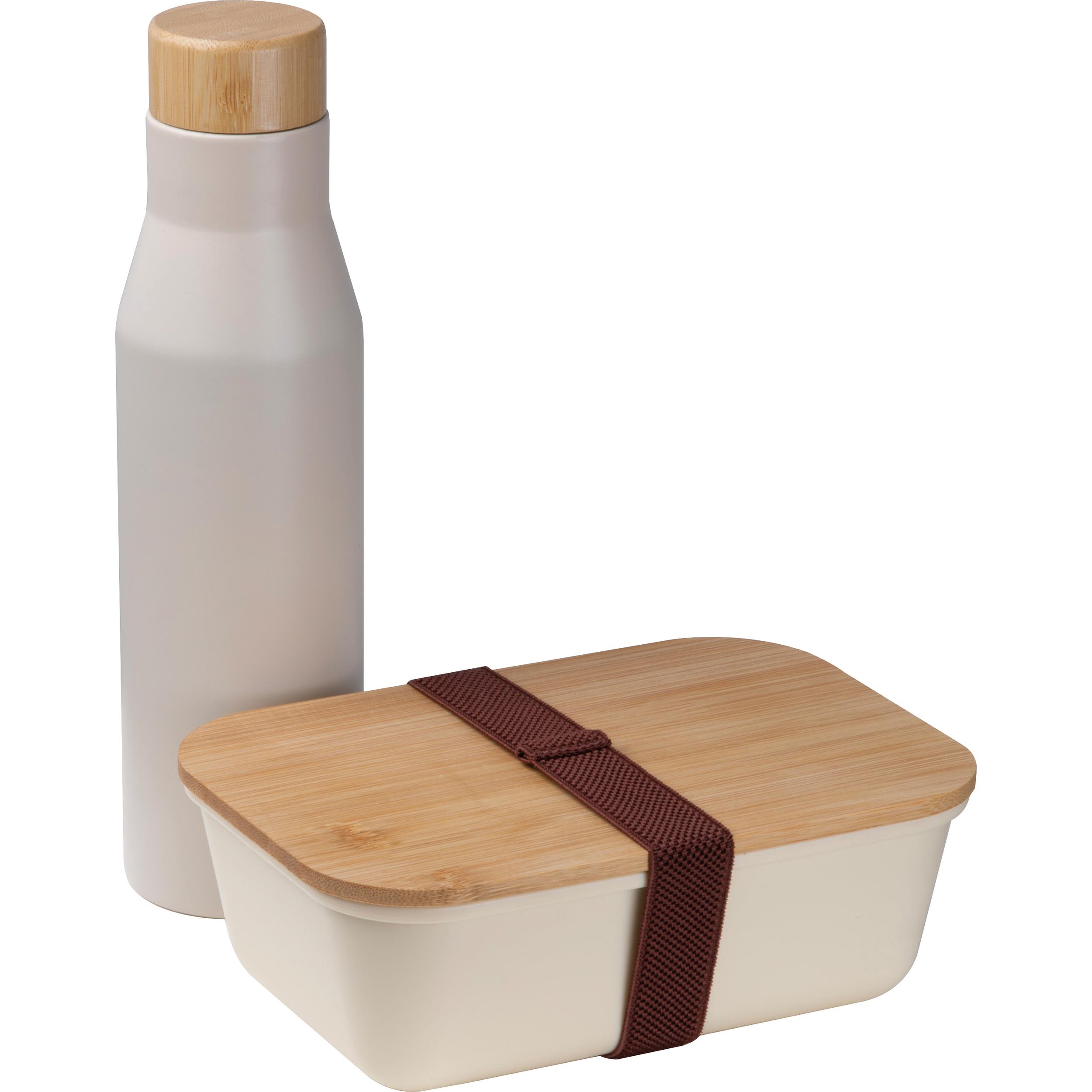 Set Lunchbox mit Edelstahlflasche Toronto