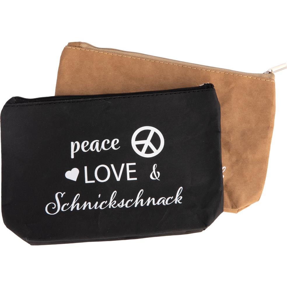 Eco-Ziptasche (Waschpapier in Lederoptik)