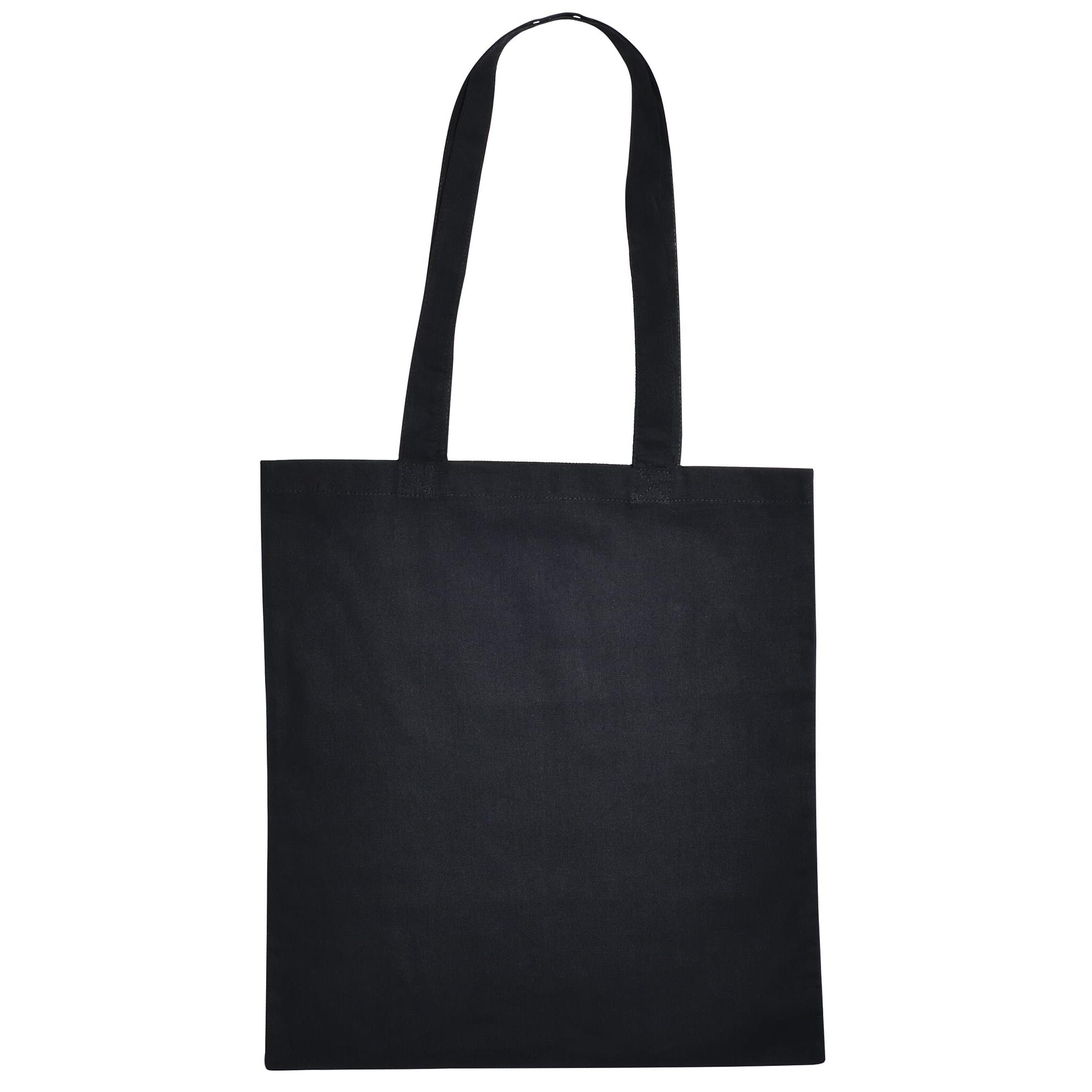 Bio-Baumwolltasche mit langen Henkeln, 135 gr/m²