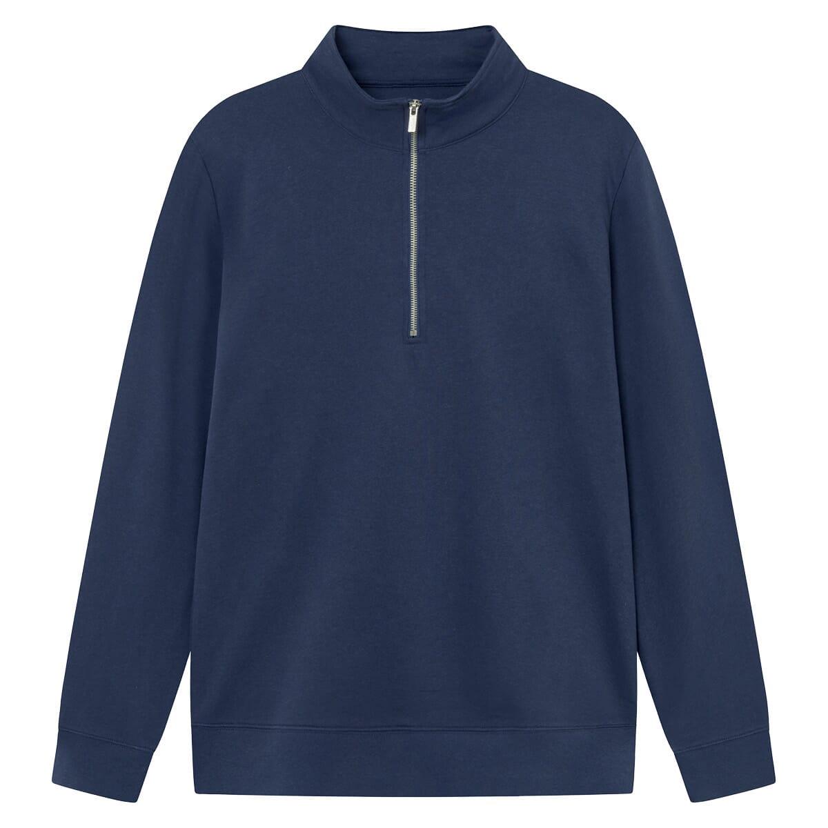 Brickstone Unisex Pullover mit halbem Reißverschluss, 280 gr/m²