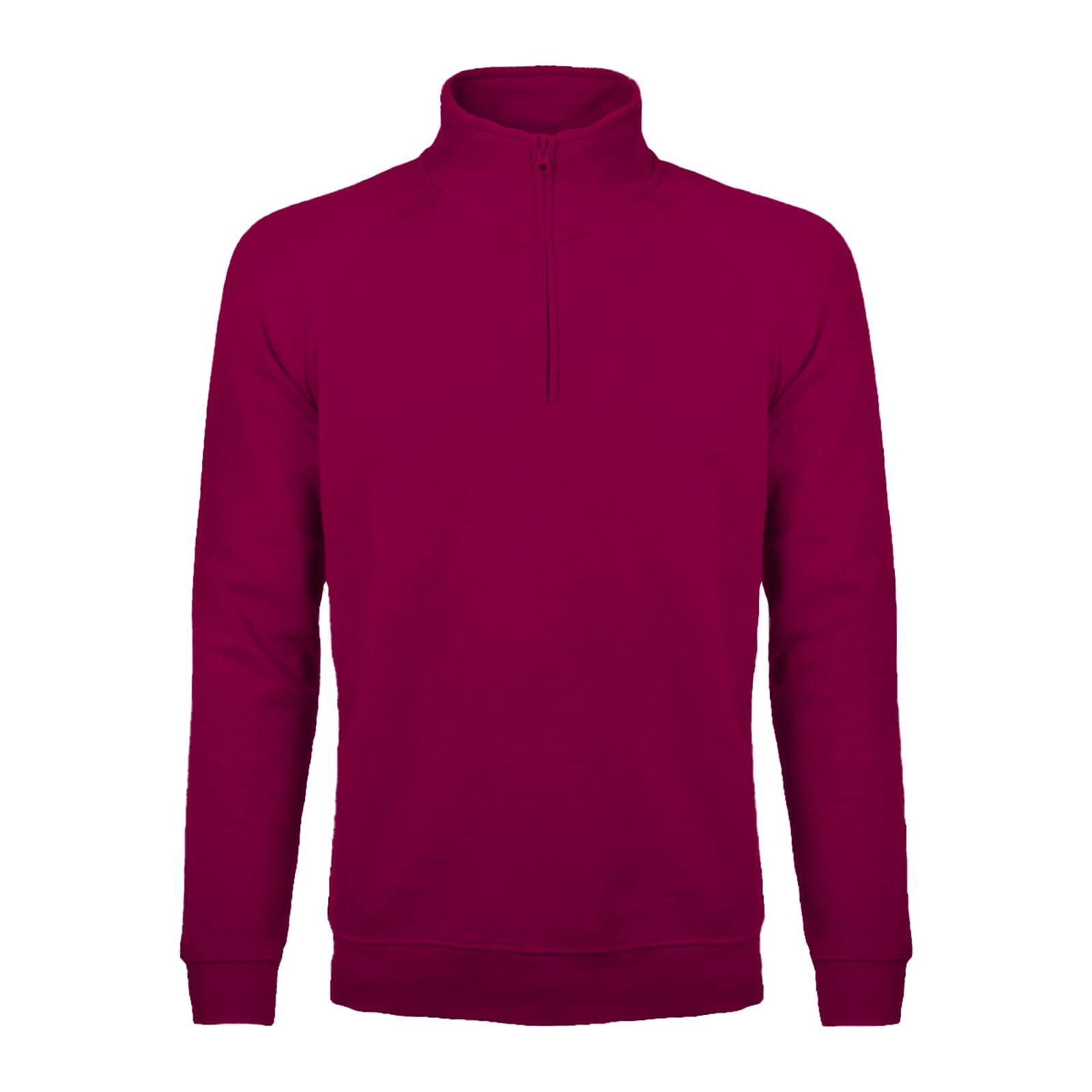 BS Sirio Pullover mit halbem Reißverschluss, 280 gr/m²