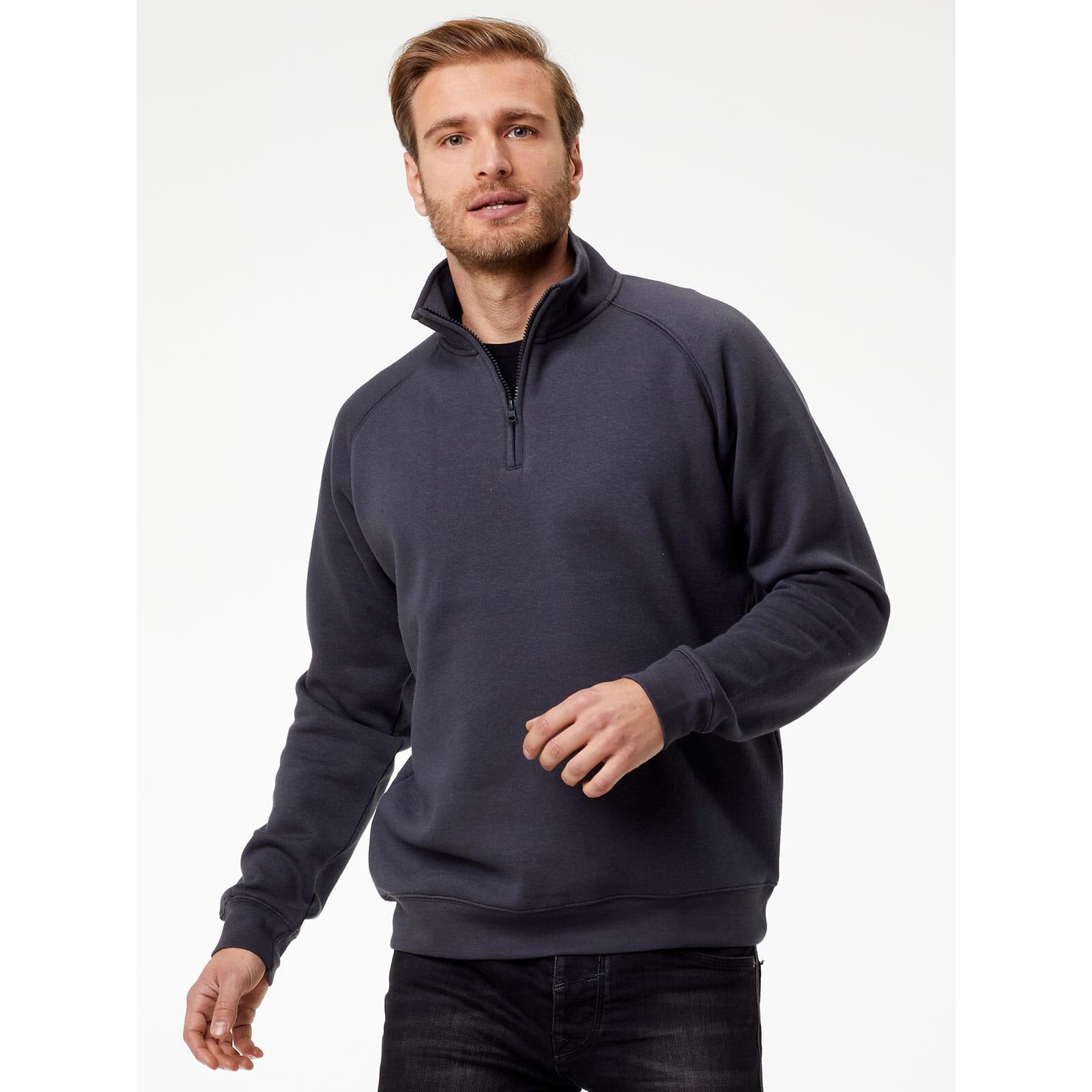 BS Sirio Pullover mit halbem Reißverschluss, 280 gr/m²