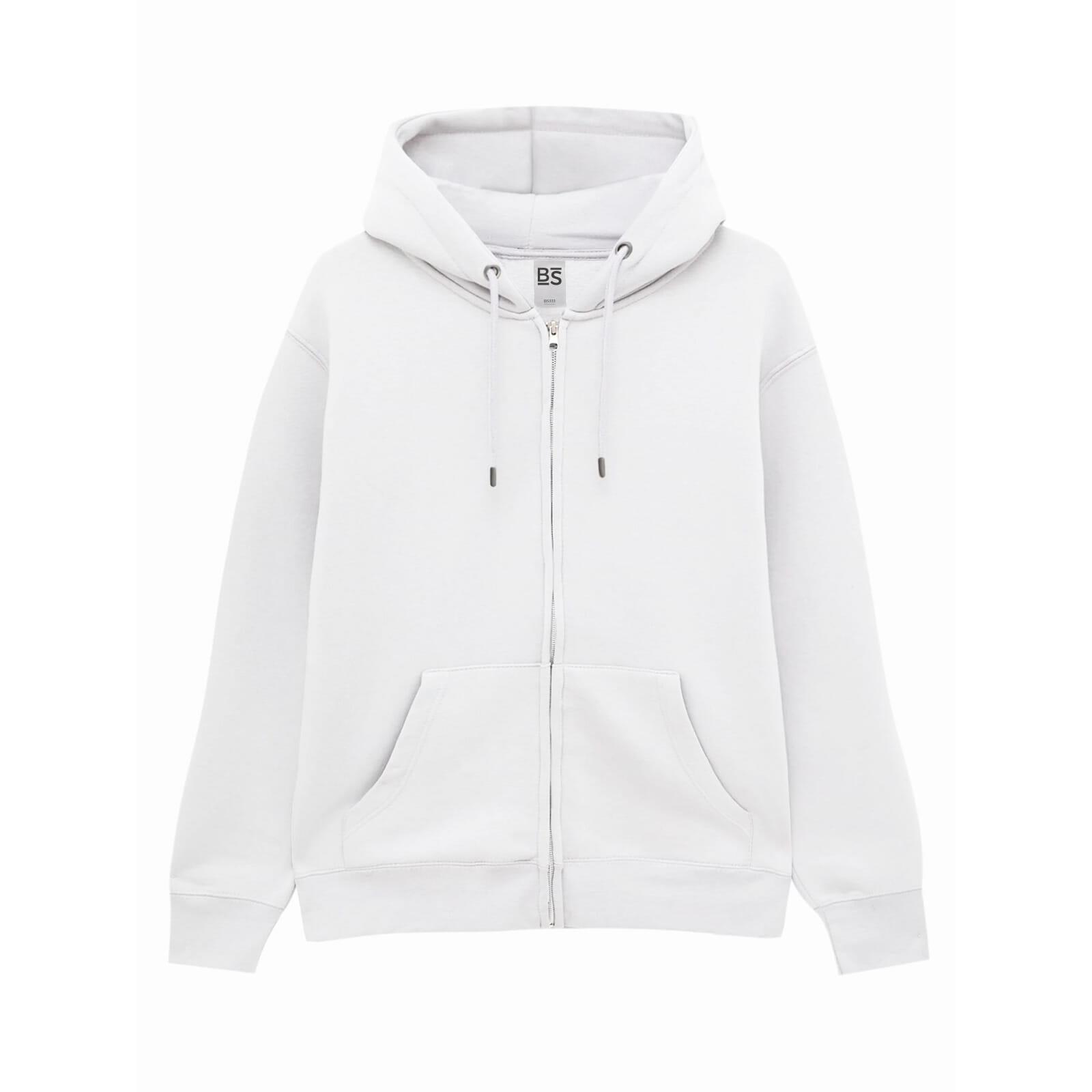 BS Vega Hoodie mit durchgehendem Reißverschluss, 280 gr/m²
