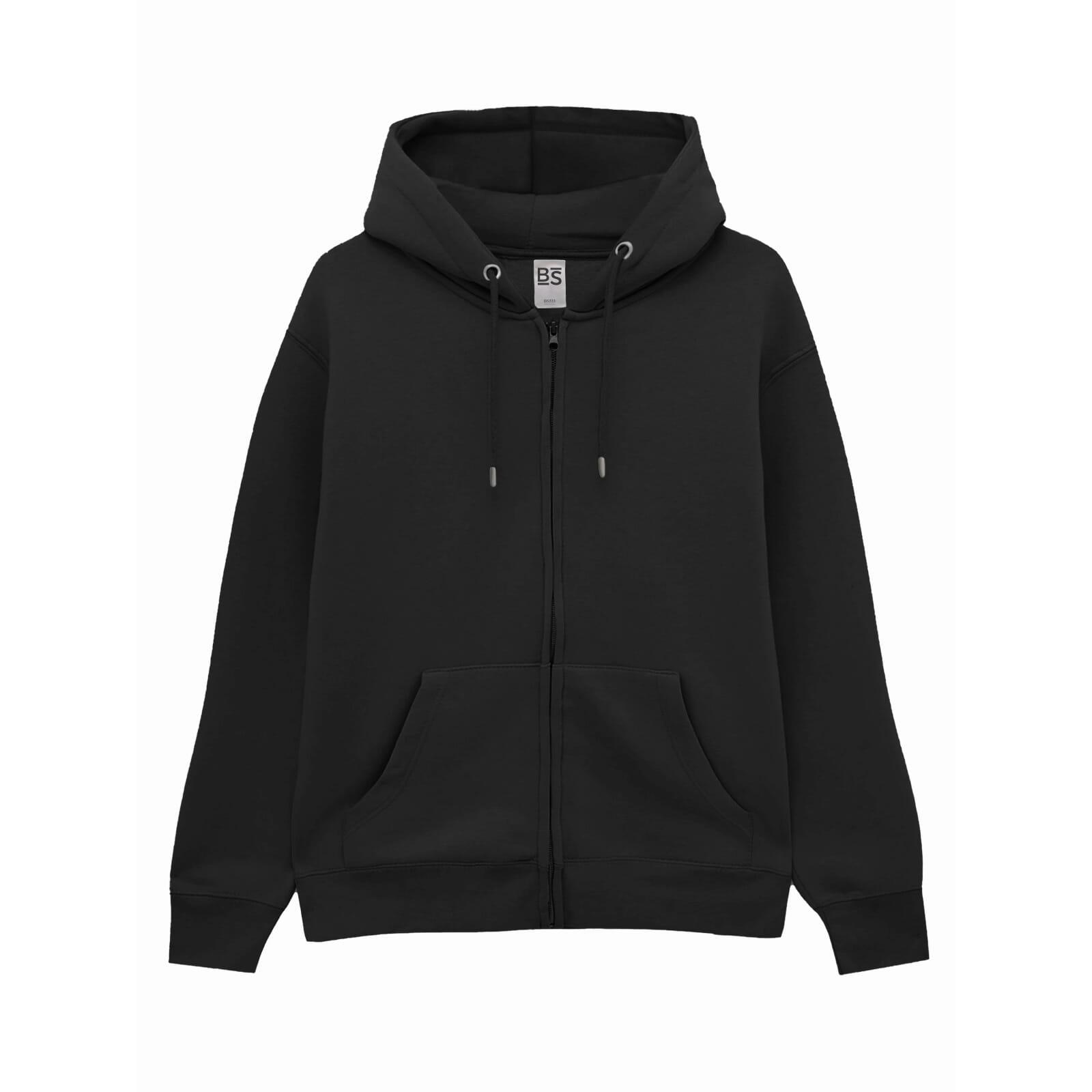 BS Vega Hoodie mit durchgehendem Reißverschluss, 280 gr/m²