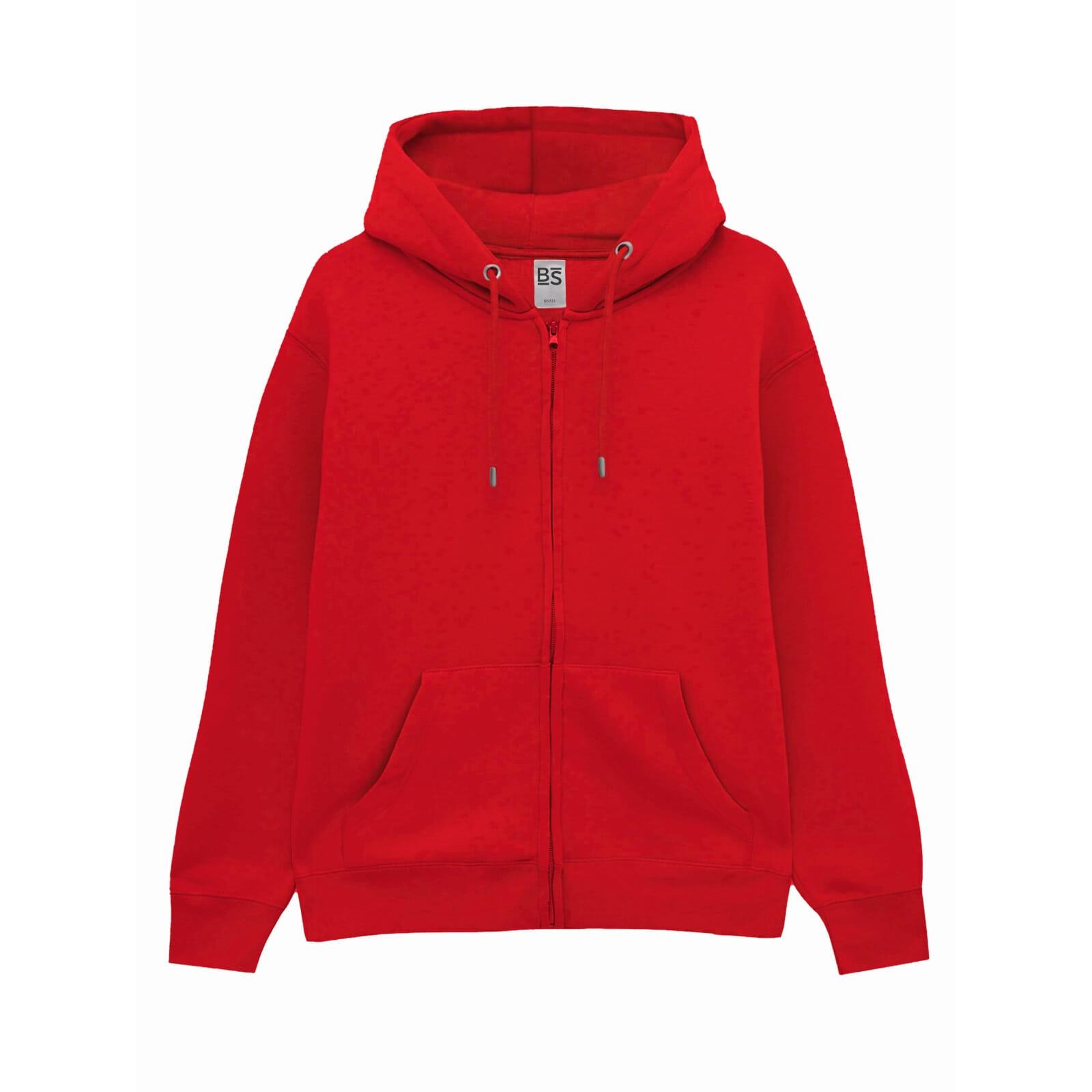 BS Vega Hoodie mit durchgehendem Reißverschluss, 280 gr/m²