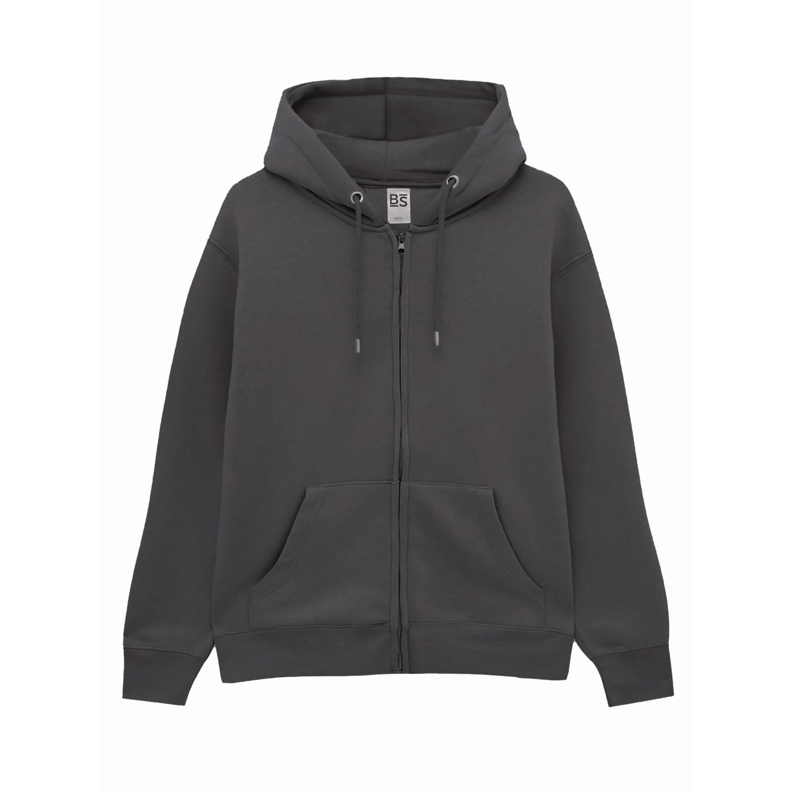 BS Vega Hoodie mit durchgehendem Reißverschluss, 280 gr/m²