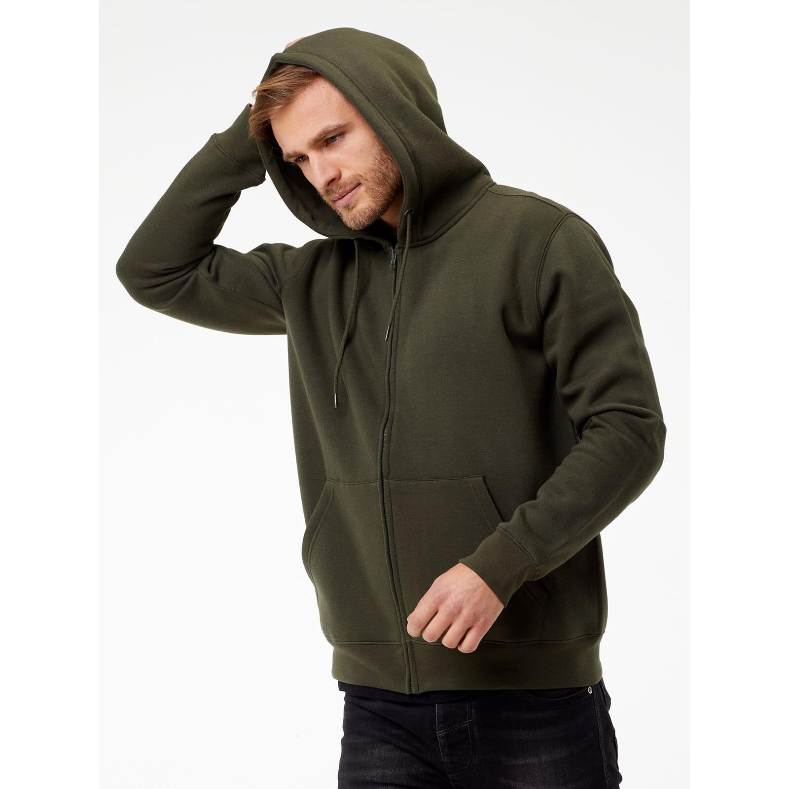 BS Vega Hoodie mit durchgehendem Reißverschluss, 280 gr/m²