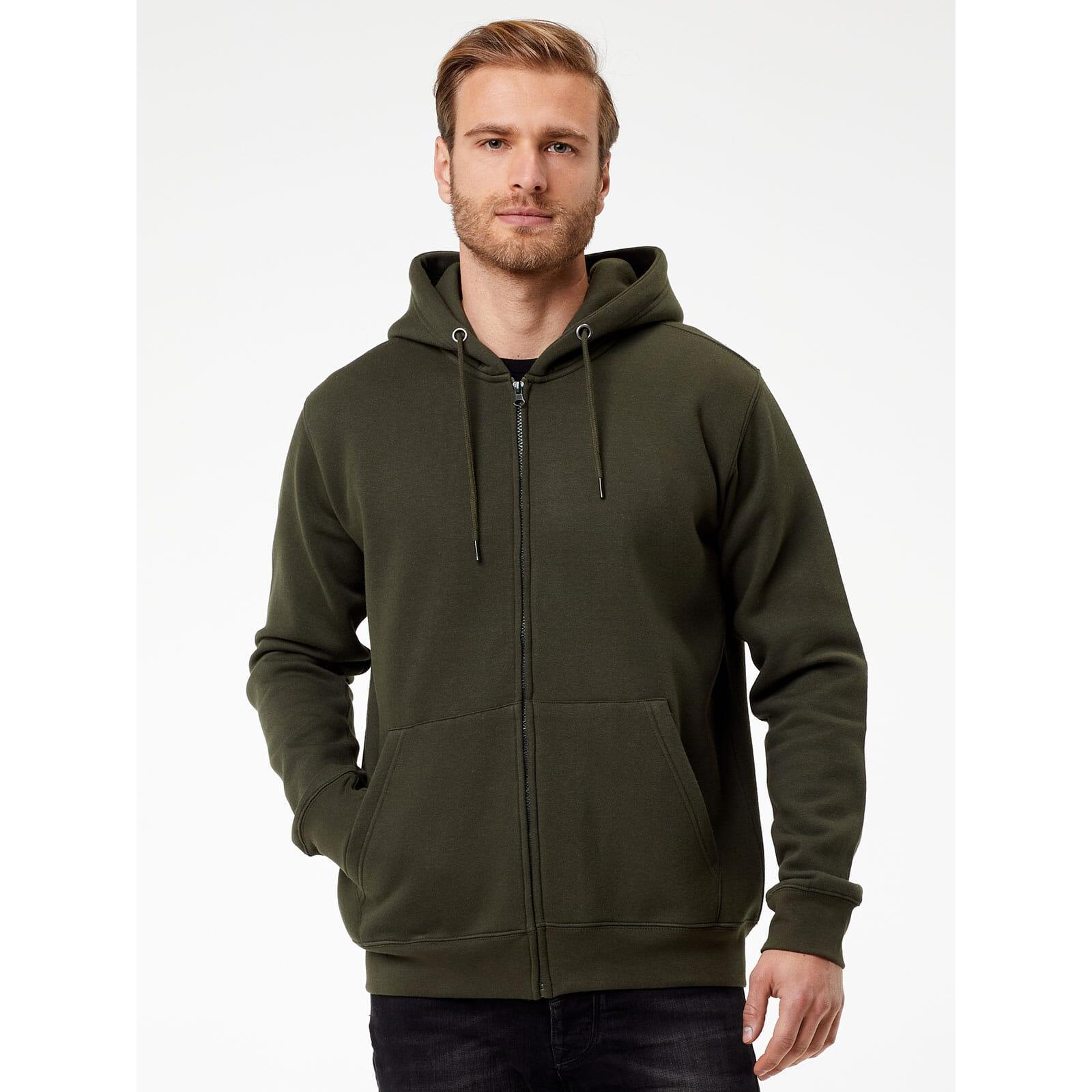 BS Vega Hoodie mit durchgehendem Reißverschluss, 280 gr/m²