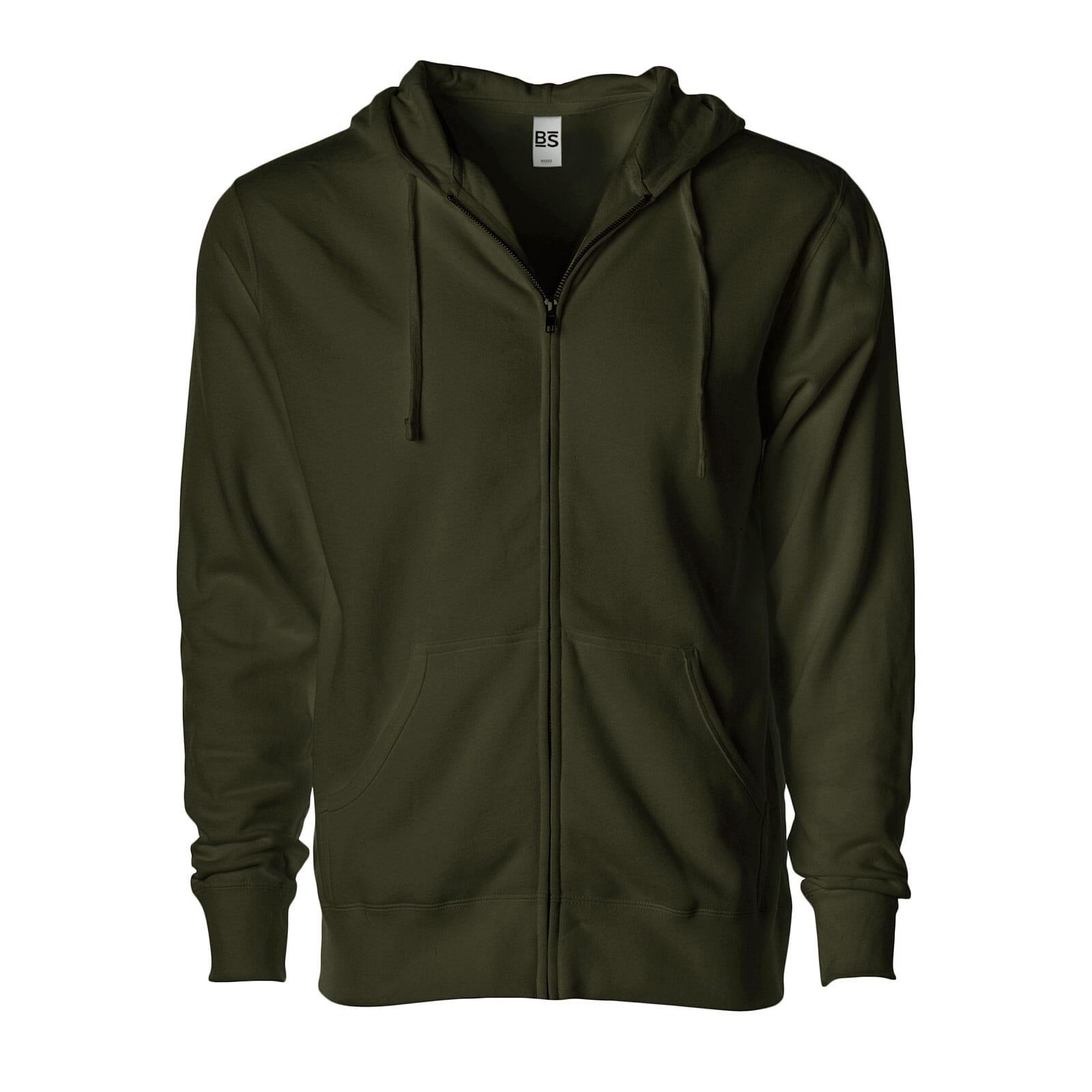 BS Vega Hoodie mit durchgehendem Reißverschluss, 280 gr/m²