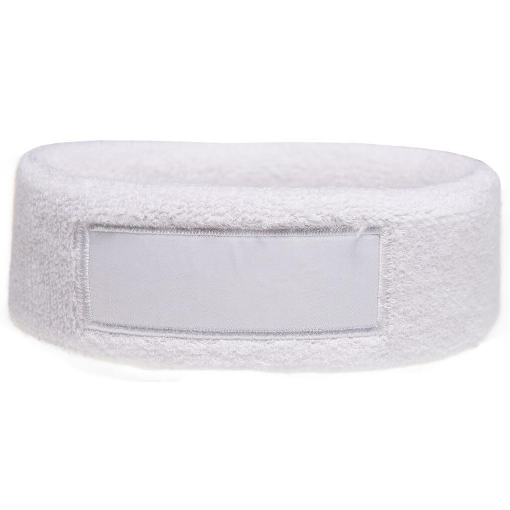 Frottier Stirnband mit Label