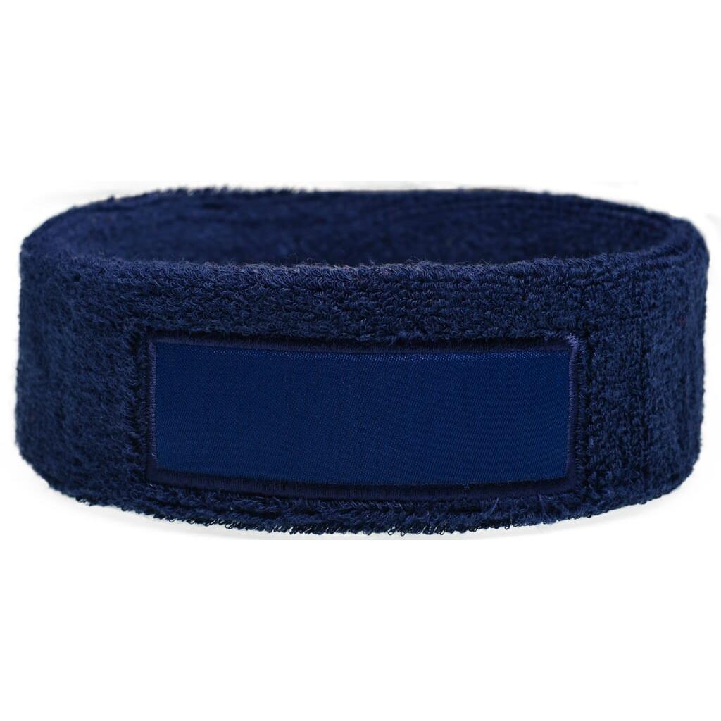 Frottier Stirnband mit Label