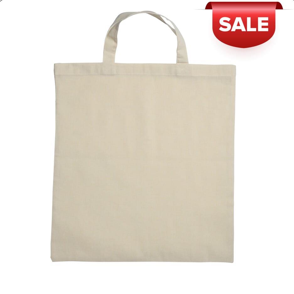 Baumwolltasche kurze Henkel