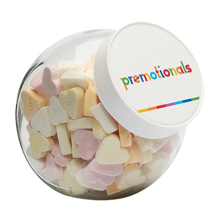 Bonbonglas 870 ml. zum Befüllen mit verschiedenen Füllungen aus Europa