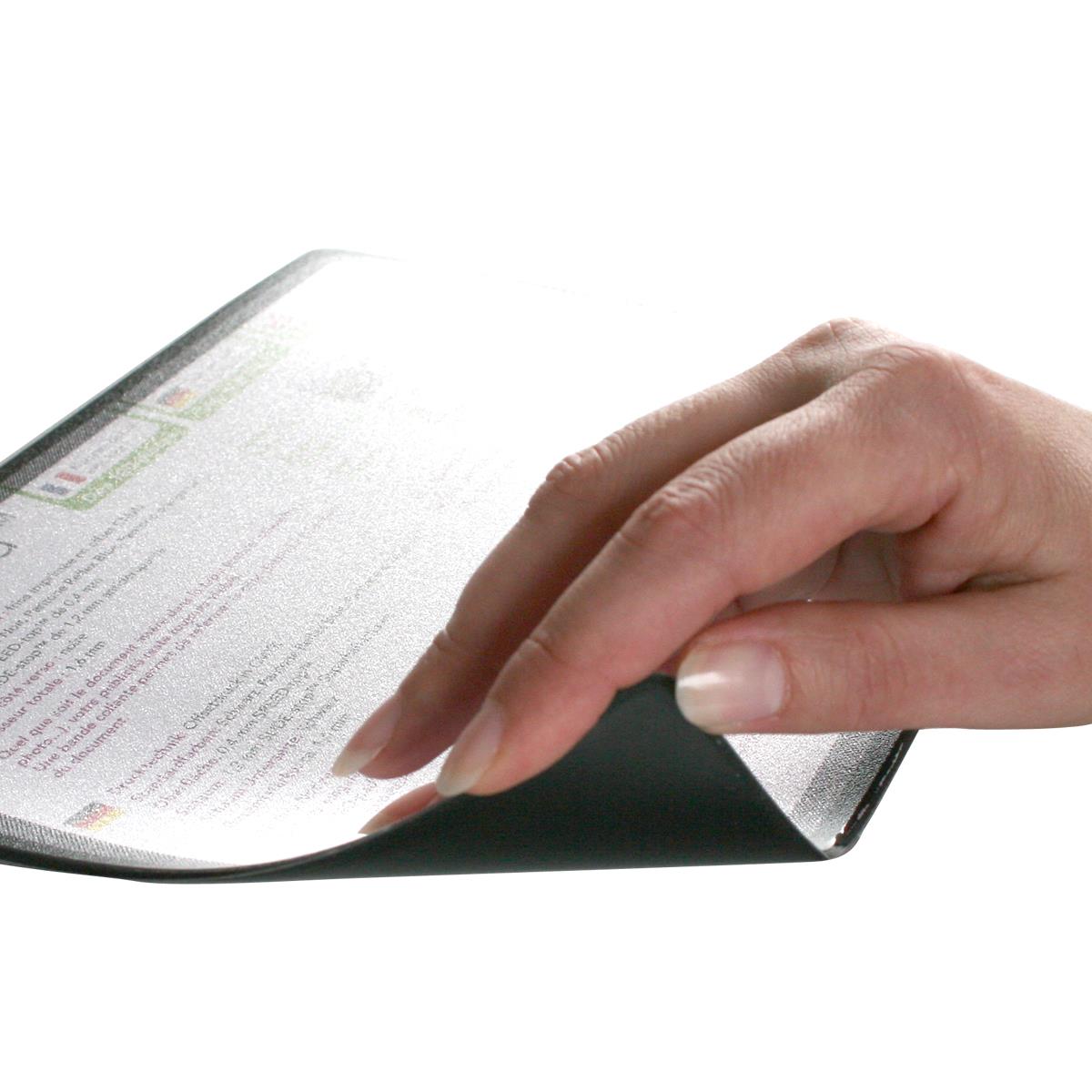 Mousepad MEMO-pad  Standard Sprenkelrand schwarz, 240  x 200 mm