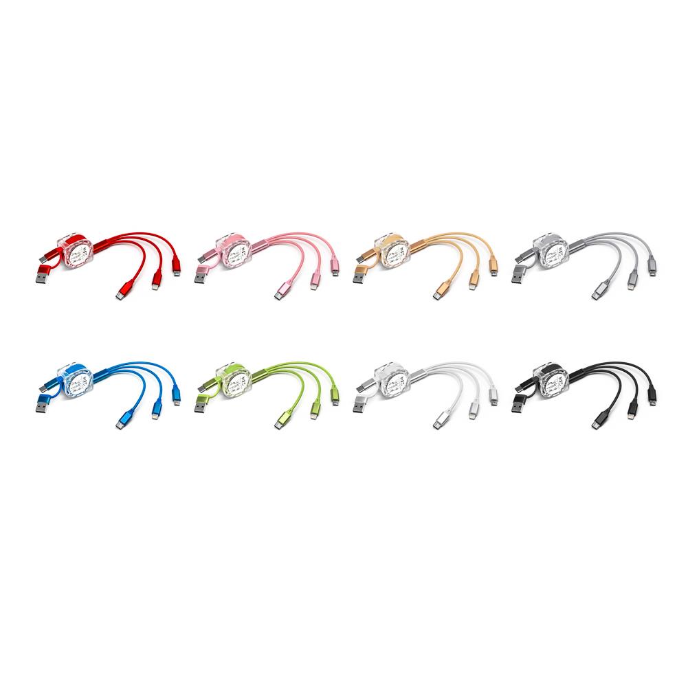 SPINN-cable Color 5 in 1 Ladekabel