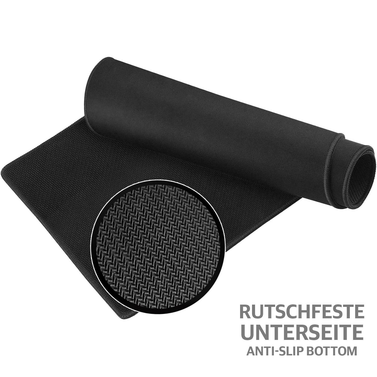 TEXTIL Gaming -pad 900 x 400 x 2,5 mm Rand weiss vernäht